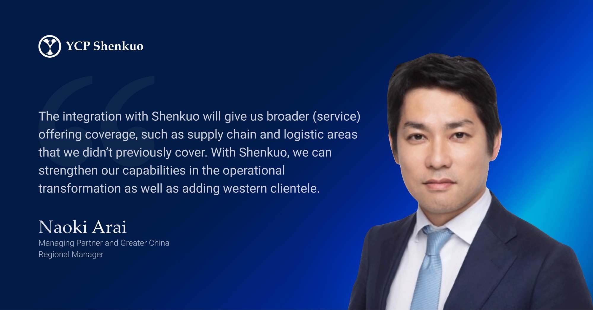 Growing Global Coverage and Capabilities with YCP Shenkuo